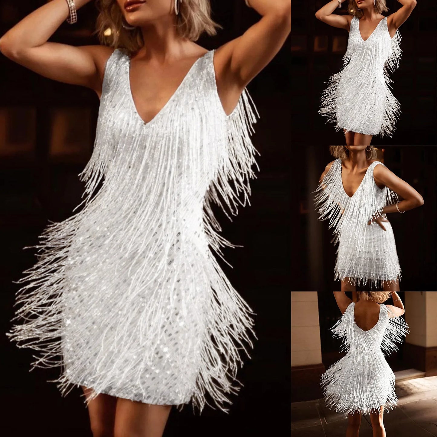 Women Fringe Dress