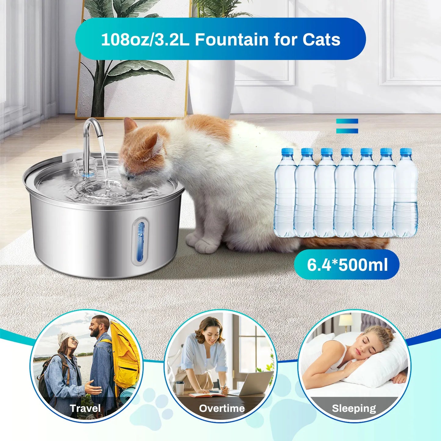 Pet Water Fountain