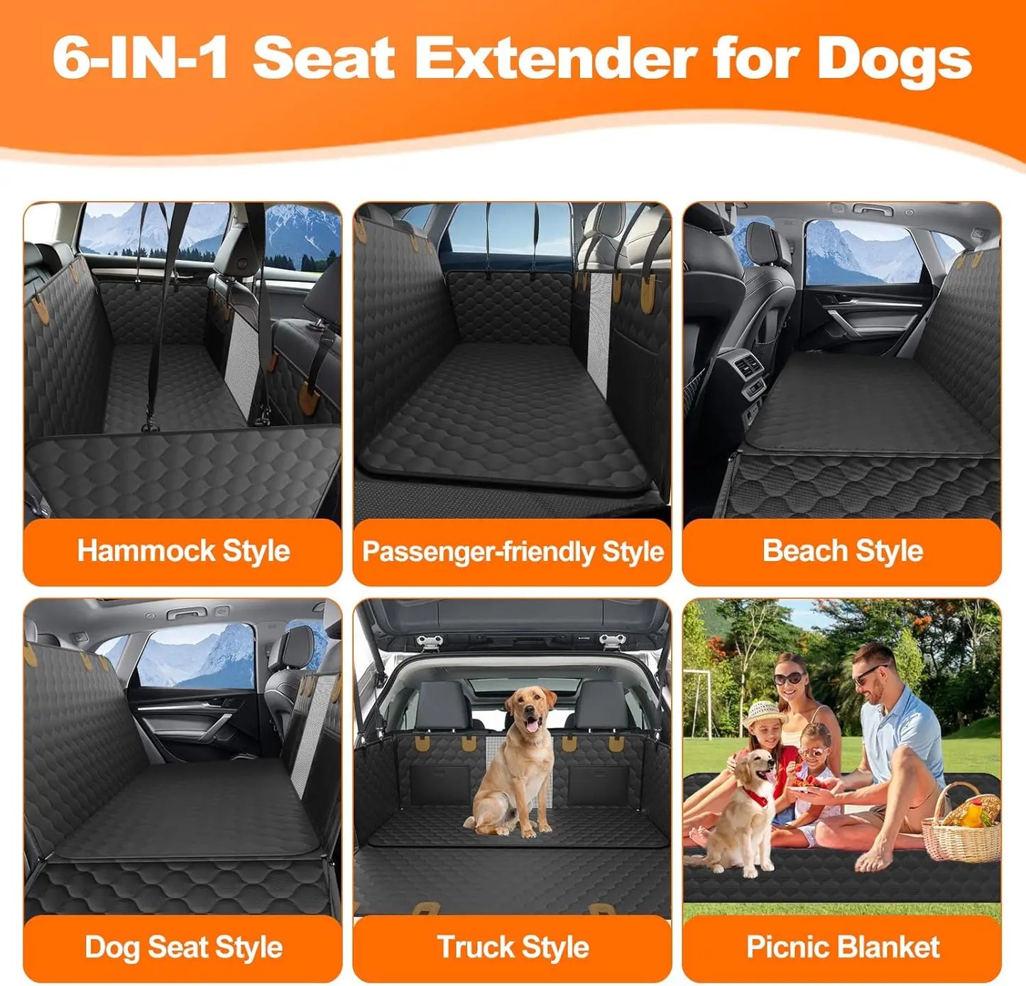 Pet Travel Foldable Car Seat