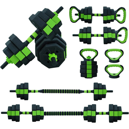 4 in 1 Adjustable Dumbbell/Kettlebell Set