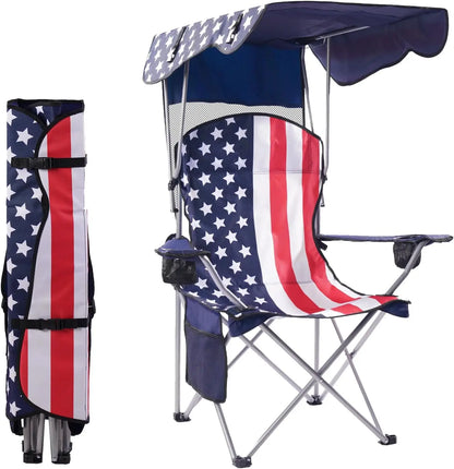 Folding Chairs with Canopy