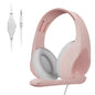 3.5mm Wired Over-Ear Headphones with Mic