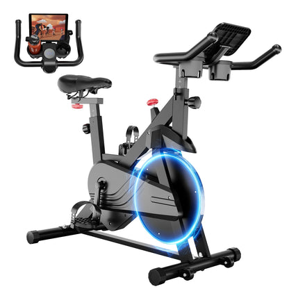 32-Level Magnetic Resistance Stationary Bikes for Home, Low Noise Workout Cycling Bike for Home