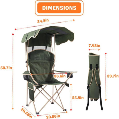 Folding Chairs with Canopy