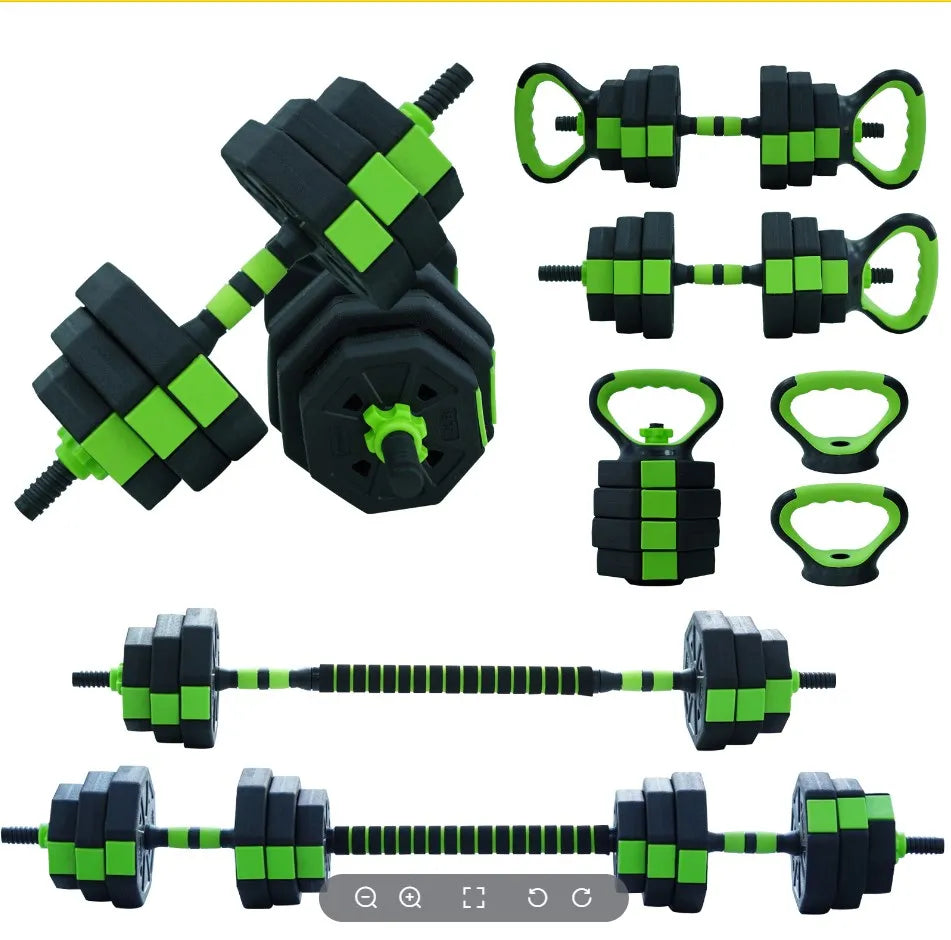 4 in 1 Adjustable Dumbbell/Kettlebell Set