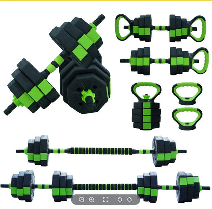 4 in 1 Adjustable Dumbbell/Kettlebell Set