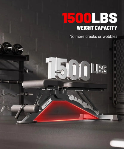 Adjustable Weight Bench for Home Gym