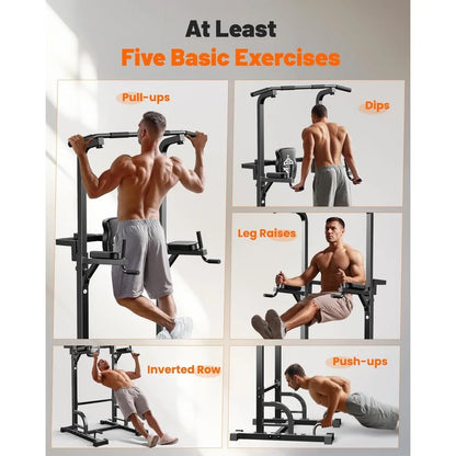 Power Tower Pull Up Dip Station