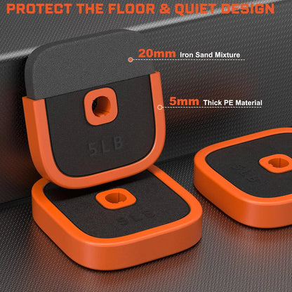 4 in1 Dumbbells Set for Home Gym