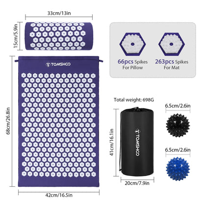 Acupressure Mat and Pillow