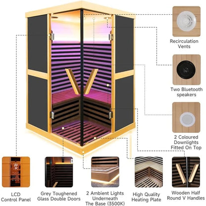 2-Person Far infrared sauna