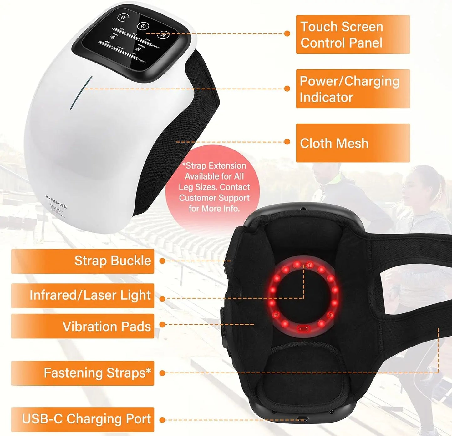 Smart Hot Compress Knee Massager