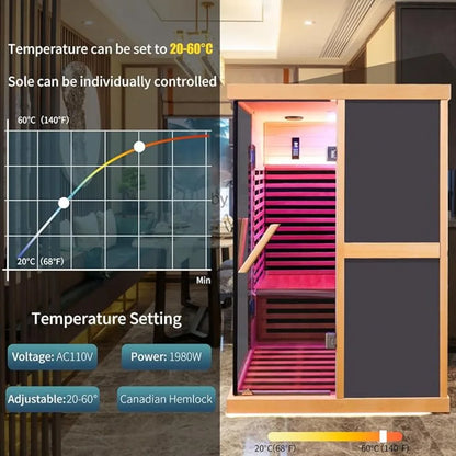 2-Person Far infrared sauna