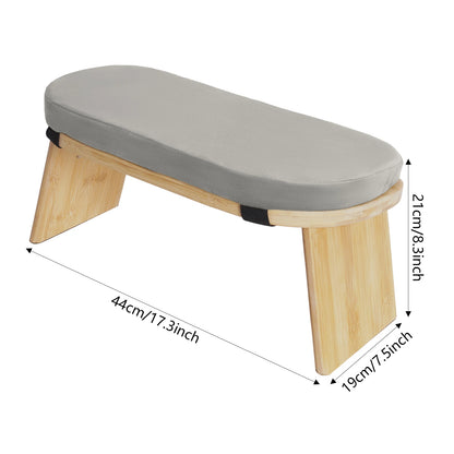 Foldable Kneeling Meditation Stool for Home Kneeler Meditations Yoga Prayer Coffee/Gray/Green