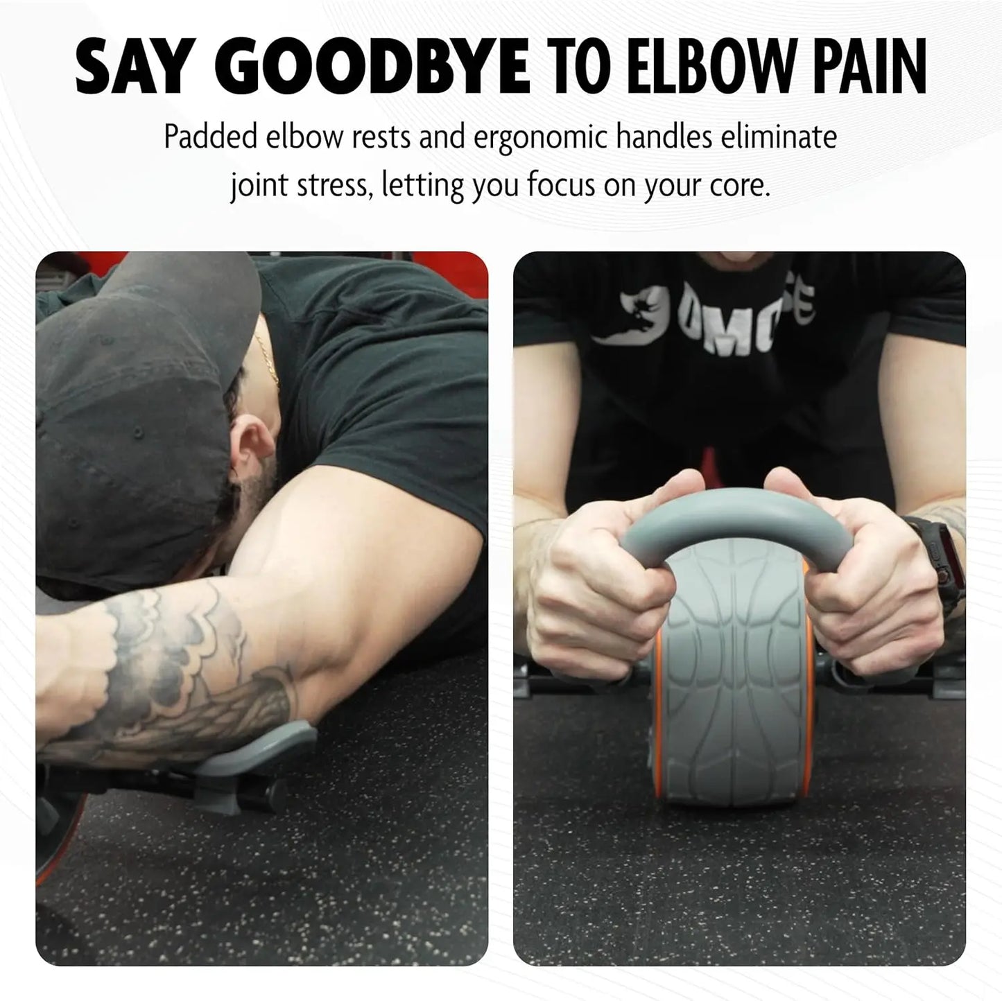 Ab Roller Wheel with Elbow Support