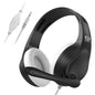 3.5mm Wired Over-Ear Headphones with Mic
