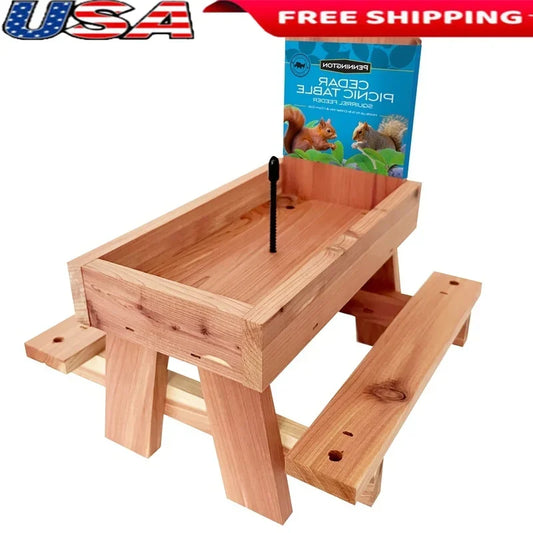 Red Cedar Squirrel Feeder