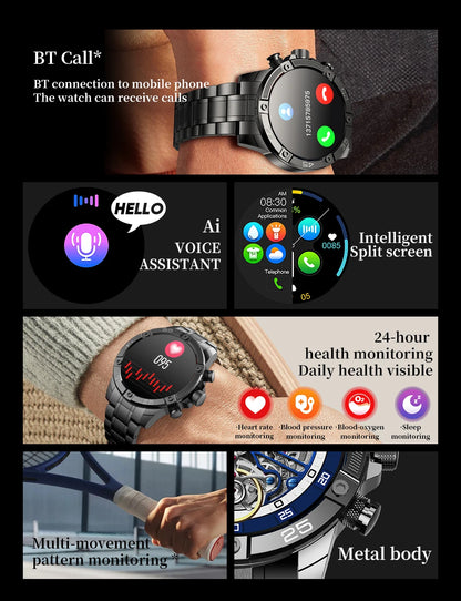 Rugged Military Smart Watch