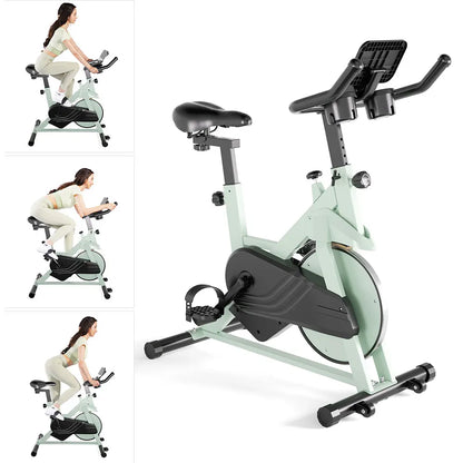 32-Level Magnetic Resistance Stationary Bikes for Home, Low Noise Workout Cycling Bike for Home