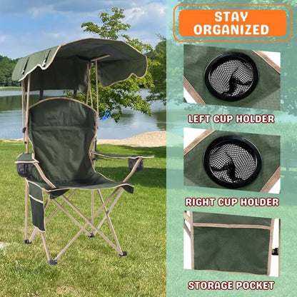 Folding Chairs with Canopy