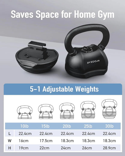 30lb Adjustable Kettlebell