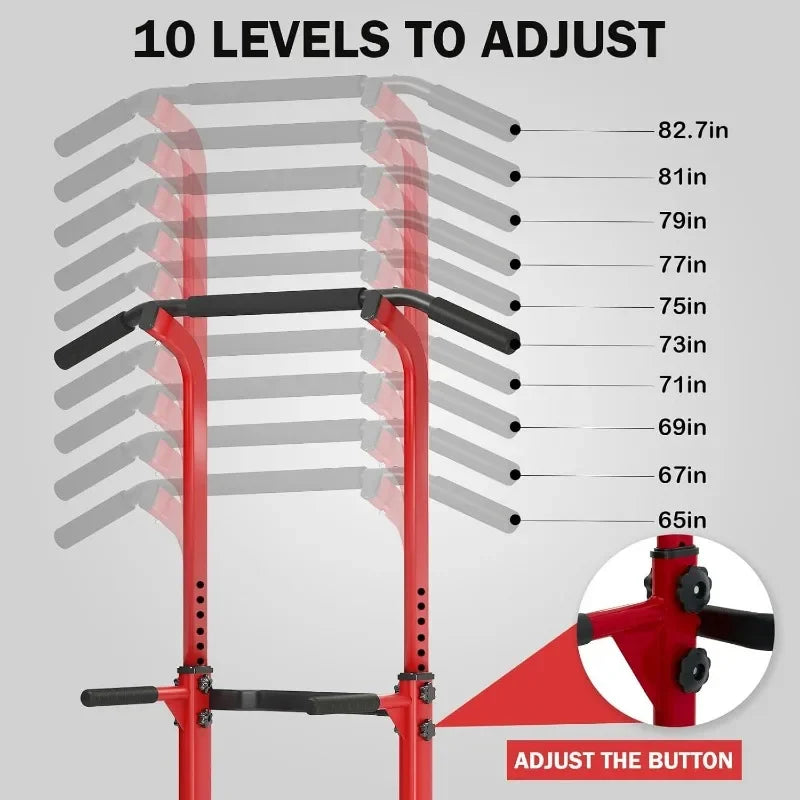 Power Tower Dip Station Pull Up Bar