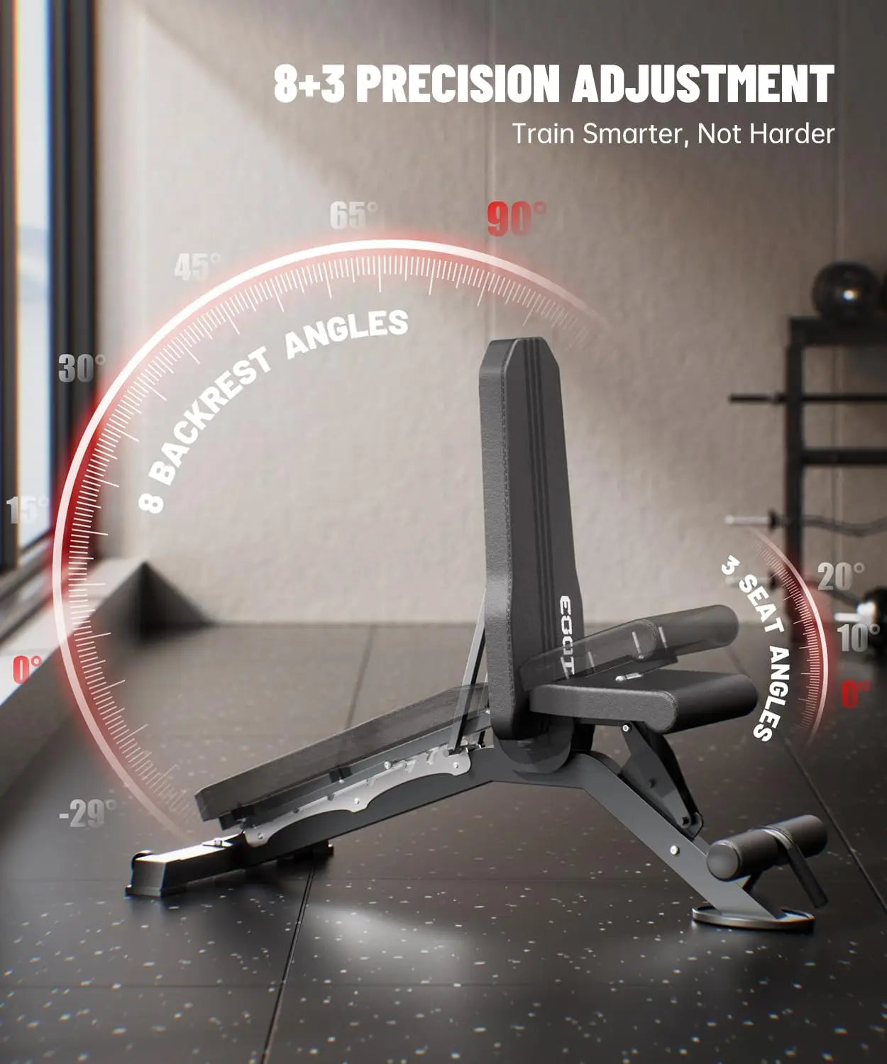 Adjustable Weight Bench for Home Gym