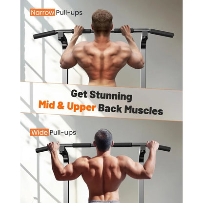 Power Tower Pull Up Dip Station