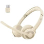 Wireless Bluetooth Headset ANC MIC for Work Computer Headphones USB Dongle Mute Mic for MacBook Headset Phone