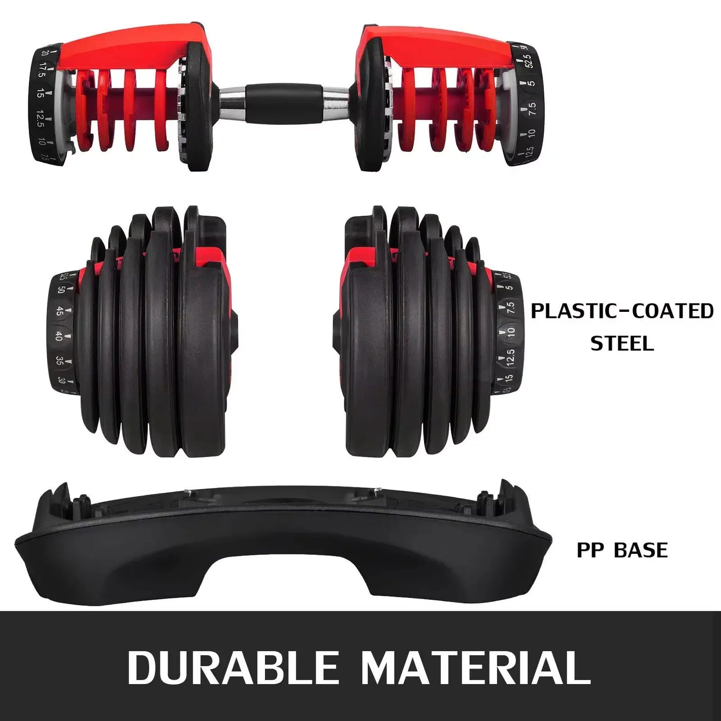 50lb Adjustable Dumbbell