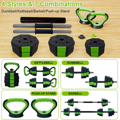 4 in 1 Adjustable Weight Set